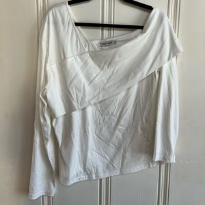 White Off Shoulder Top